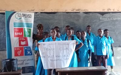 Peace Club Creation and Sensitization on Peacebuilding & Conflict Resolution in Secondary and High Schools